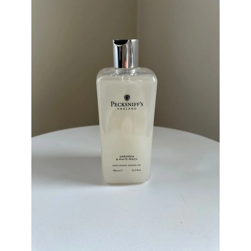 Pecksniff's England Gardenia & White Peach Moisturising Shower Gel 750ml 25.3oz